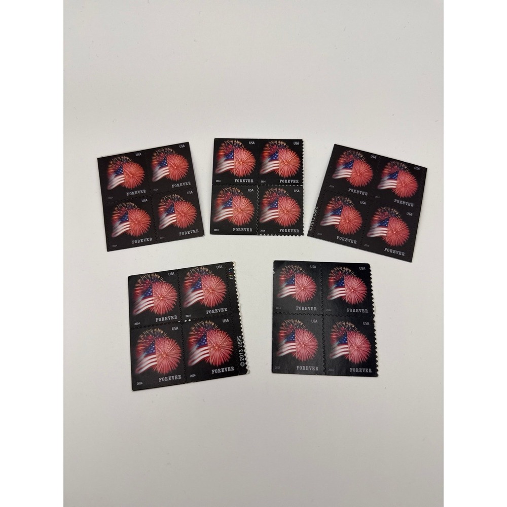 40 USPS Forever Stamps Patriotic Fireworks
